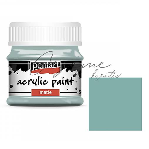 Farby-laky - ZĽAVA!! Akrylová matná 50 ml - Country zelená P4396 - 14655929_