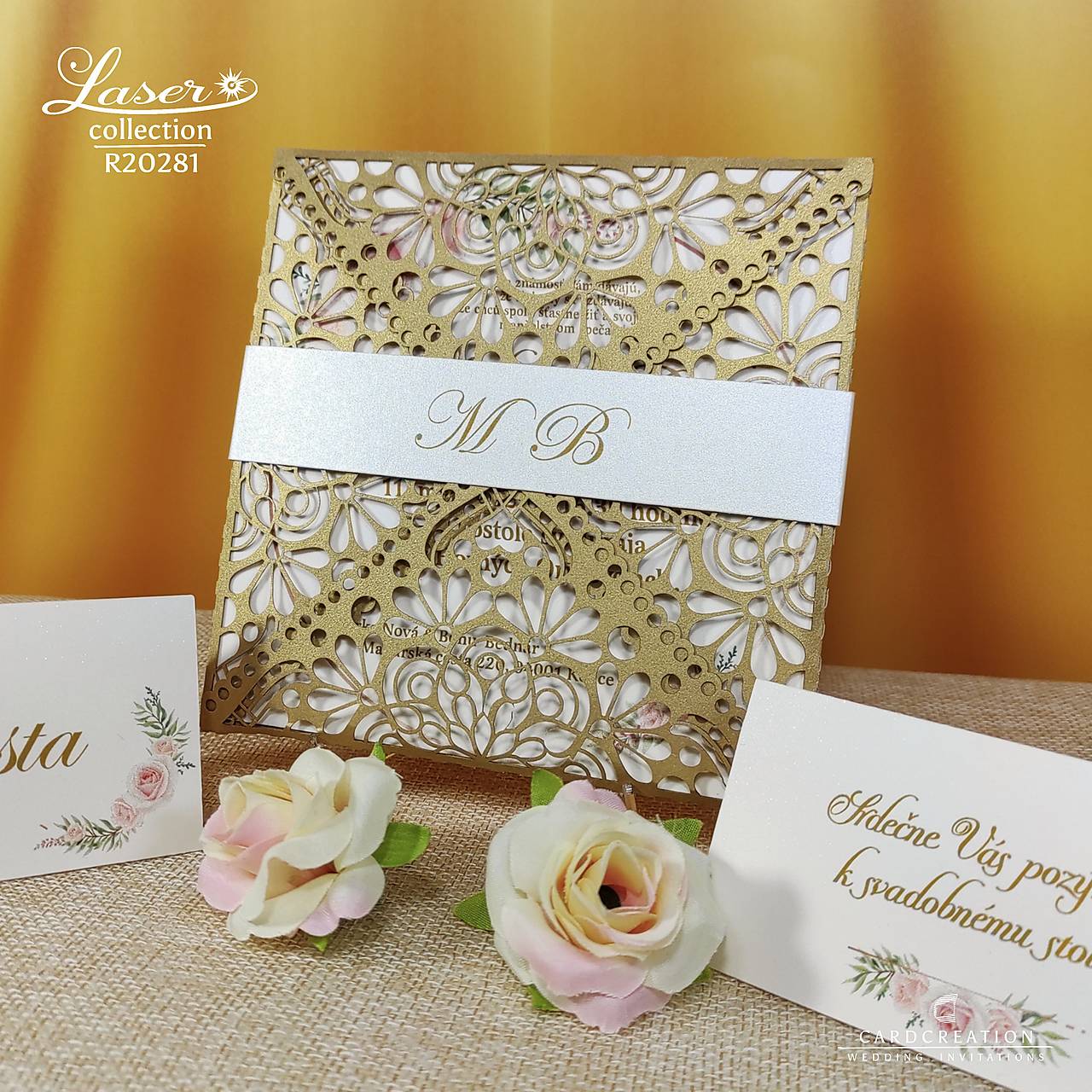 Svadobné oznámenie R20281 (101 a viac ks)