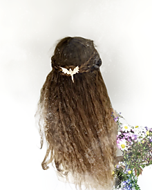 Ozdoby do vlasov - Drevená spona drak - 14659103_