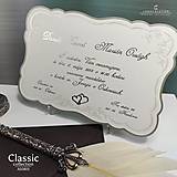 Papiernictvo - Luxusné svadobné oznámenie A5081S - 14658766_