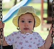 Detské čiapky - Letný detský čepček Nela s riaseným šiltom - 14661020_