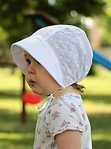 Detské čiapky - Letný detský čepček Veronika - 14663311_