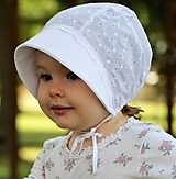 Detské čiapky - Letný detský čepček Veronika - 14663312_
