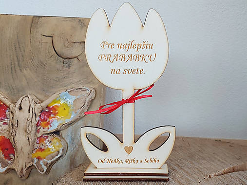 Darček pre pani učiteľku poďakovanie 20cm