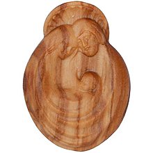 Sochy - Amulet Svätá Rodina -olivové drevo - 14661154_