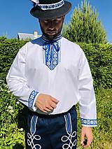 Pánske oblečenie - Folklórna košeľa pánska Jozef - 14662952_