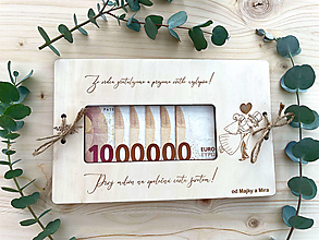 Papiernictvo - Svadobný dar: Prvý milión - 14662163_