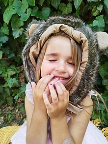Detské čiapky - Čiapka medveď brum - 14662157_