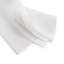 Papier - Hodvábny papier SIRIUS 75x50 cm / 24 ks - Biely - 14660909_