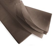 Papier - Hodvábny papier SIRIUS 75x50 cm / 24 ks - Šedo hnedý - 14660969_