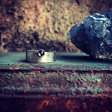 Prstene - Strieborný prsteň a Iolit. - Kamienkovo - 14665161_
