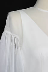 Šaty - Jednoduché svadobné šaty bez krajky - 14664055_