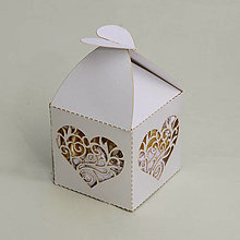 Spodná bielizeň - Biely perličkový podväzok na modrej gumke (darčekové balenie papierová krabička) - 14665400_