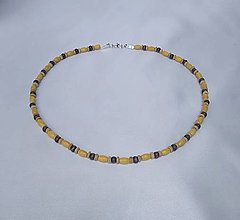Pánske šperky - Pánsky drevený náhrdelník - 14664937_