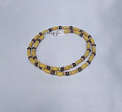Pánske šperky - Pánsky drevený náhrdelník - 14664940_