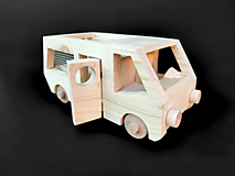 Hračky - Drevené hračky- karavan - 14664184_