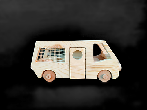 Drevené hračky- karavan
