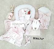 Detský textil - Hniezdo pre bábätko z kolekcie BUNNY baby ružová - 14667140_