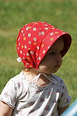 Detské čiapky - Letný detský čepiec margaréta - 14667239_