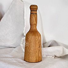 Materiál ručne robený - Kyjanica - drevené rezbárske kladivko (DUB) - 14669982_