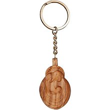 Kľúčenky - Kľúčenka - Svätá rodina (olivové drevo) - 14669750_