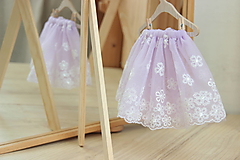 Hračky - Tylová sukňa - fialová - oblečenie pre bábiku - 14671306_