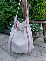 Veľké tašky - Ľanová taška Passionate - 14669876_