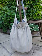 Veľké tašky - Ľanová taška Desiderio - 14669918_