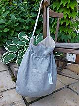 Veľké tašky - Ľanová taška Desiderio - 14669924_