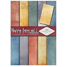 Papier - Scrapbookový papier 5 ks - Happy farm 2 - 14673756_