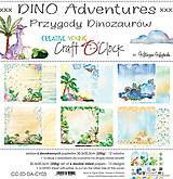 Papier - Scrapbook papier Dino Adventures 12 x 12 - 14675688_