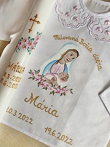Detské oblečenie - Panna Mária s dieťatkom - 14674928_