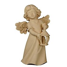Sochy - Mária anjel s lampášom (svietiaci) (14cm - Béžová) - 14675015_