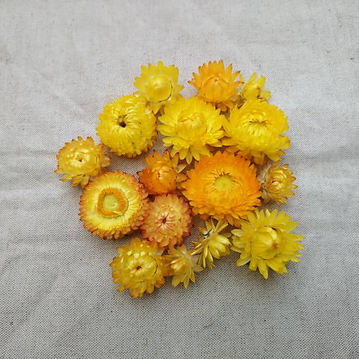 Suroviny - Slamienky žlté (20ks) - 14675074_