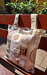 Veľké tašky - Nákupná taška ,,mandaly" - 14679523_
