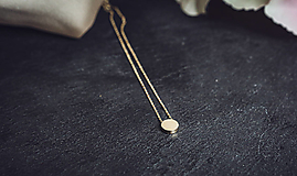 Náhrdelníky - Zlatý náhrdelník Kalili - 14679841_