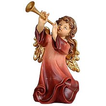 Sochy - Alpský anjel s trombónom - 14679683_