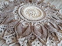 Úžitkový textil - Háčkovaný koberec ombré - 14681167_