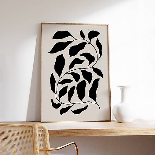 Grafika - Botanický obraz na stenu - 14681275_