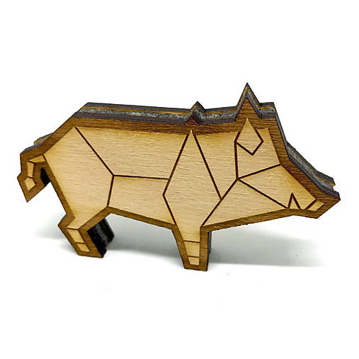 Divá sviňa - Osviežovač vzduchu WOODEN ART