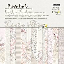 Papier - Scrapbook papier Lemoncraft Linen Story 12x12 - 14683715_