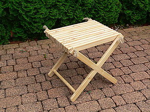 Nábytok - Zahradný stolček Scandi - 14684350_