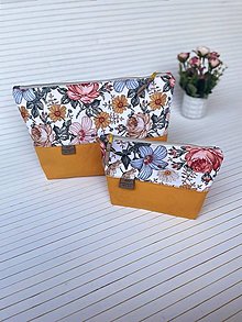 Taštičky - Kozmetické tašky "Kvety nr. 2" - 14683076_