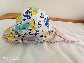 Detské čiapky - Detský bavlnený klobúk, krokodíl - 14685050_