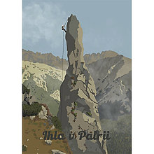 Grafika - Retro Poster - Ihla v Patrii + darček (A3 skladom) - 14685208_