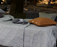 Úžitkový textil - Ľanové obliečky Oliver (50x60cm, 140x200cm) - 14685742_
