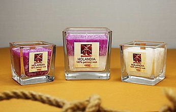 Sviečky - Set 3 sviečok - levandula, NIVEA - 14688886_