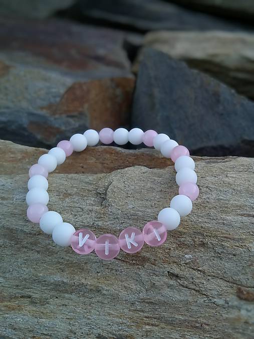 Náramky - NÁRAMOK s menom - 14687265_