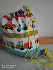 Detské tašky - Detský batoh autíčka - 14689272_
