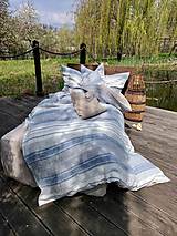 Úžitkový textil - Ľanové posteľné obliečky Santorini - 14687947_